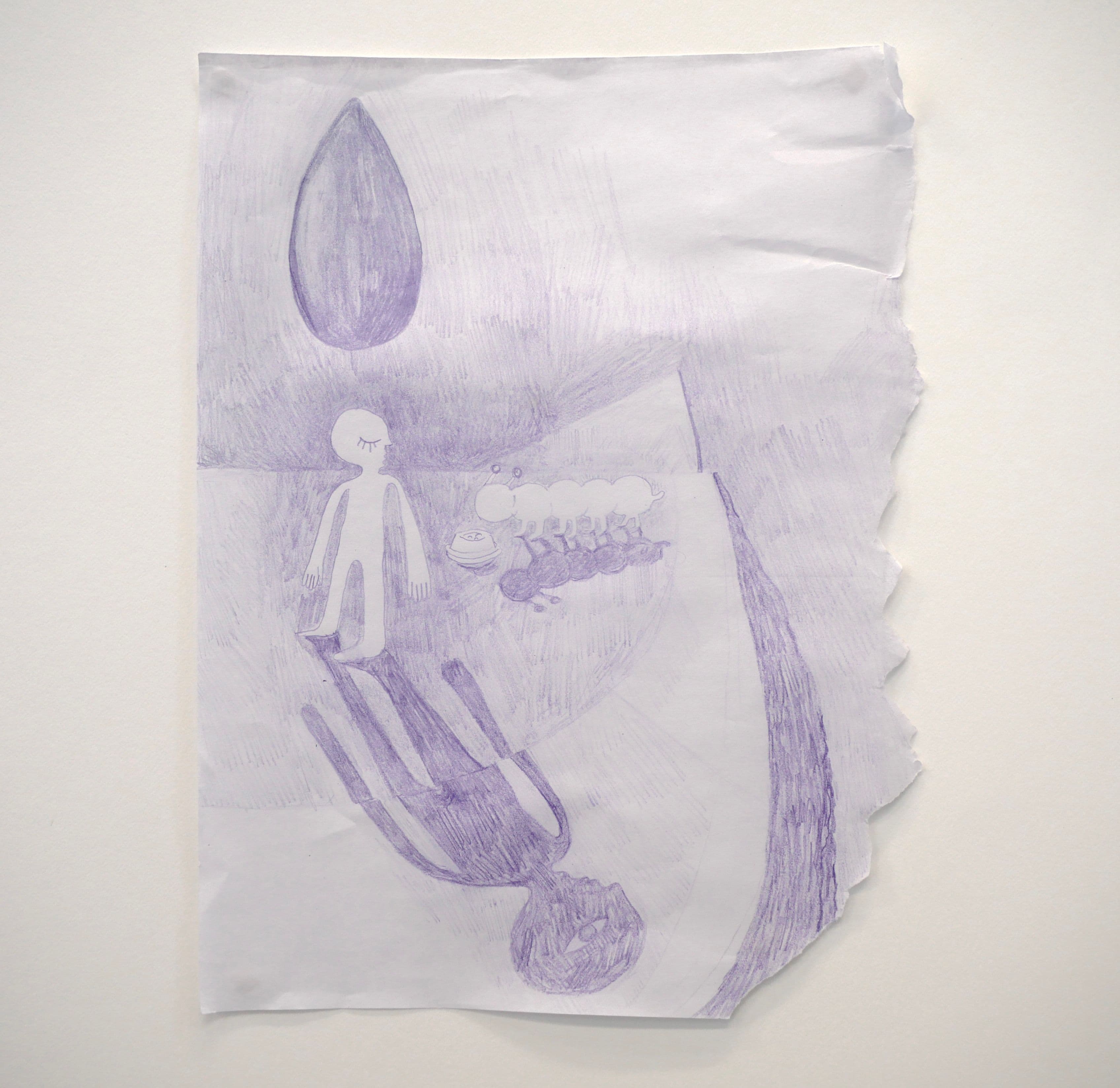 purple drawing
