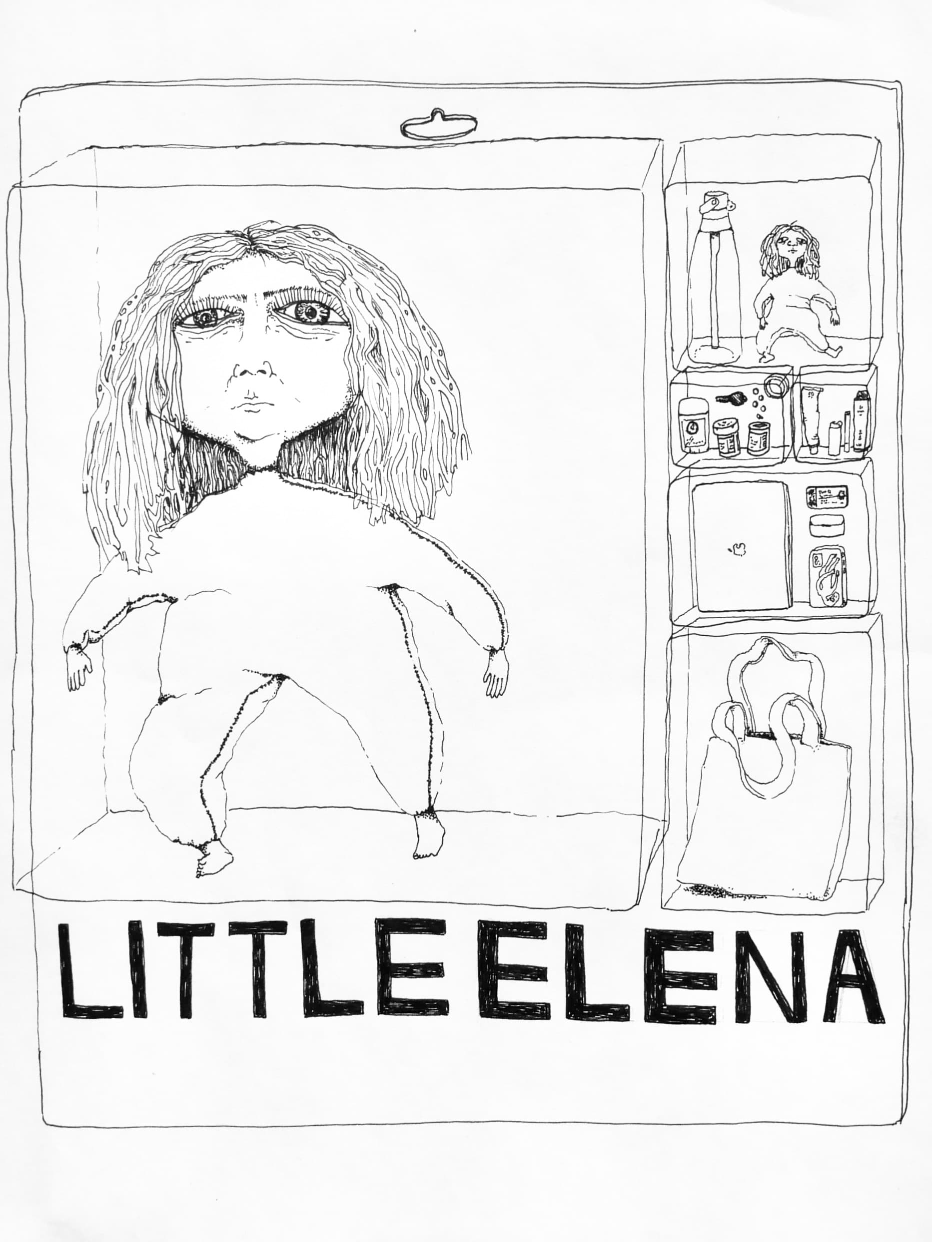 little elena drawing